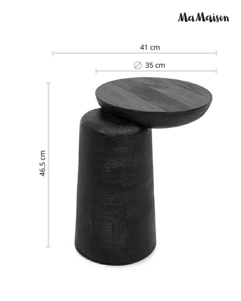 MaMaison MaMaison stolik ELIAS 41 czarny / drewno