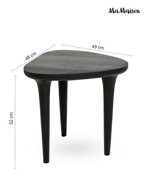 MaMaison MaMaison stolik LAMINAR 49 czarny / drewno