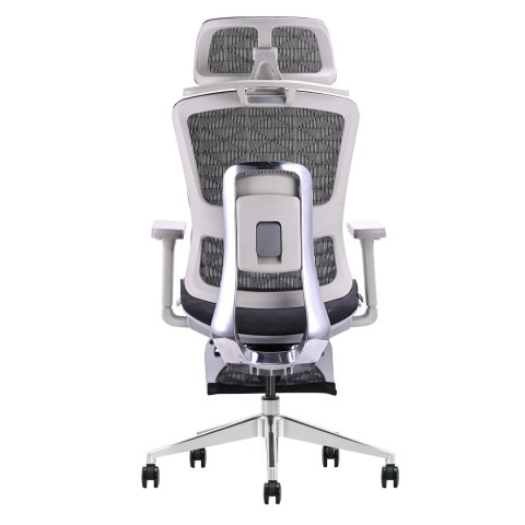 Fotel ergonomiczny ANGEL biurowy obrotowy Homer Czarno-Szary