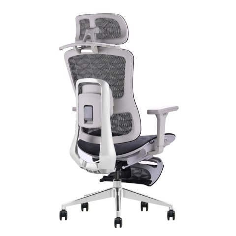 Fotel ergonomiczny ANGEL biurowy obrotowy Homer Czarno-Szary