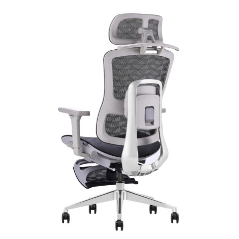 Fotel ergonomiczny ANGEL biurowy obrotowy Homer Czarno-Szary