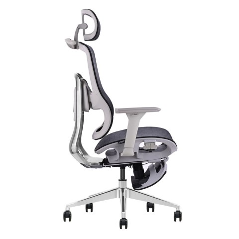 Fotel ergonomiczny ANGEL biurowy obrotowy Homer Czarno-Szary