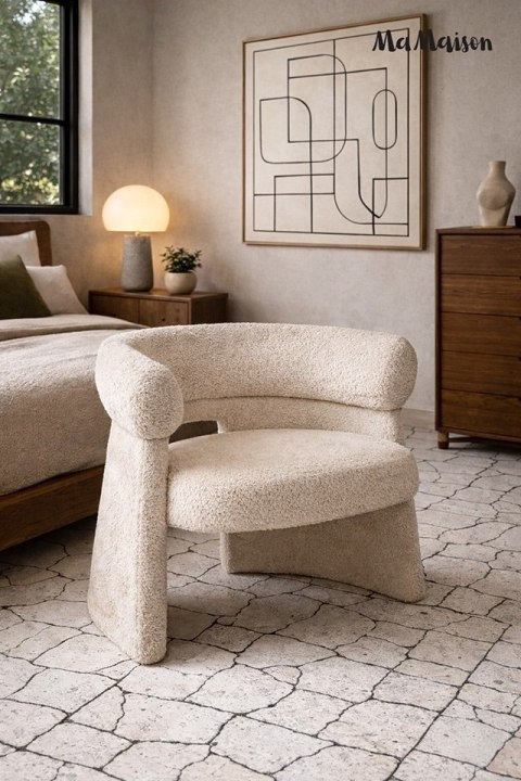 MaMaison MaMaison fotel MADAME beżowy