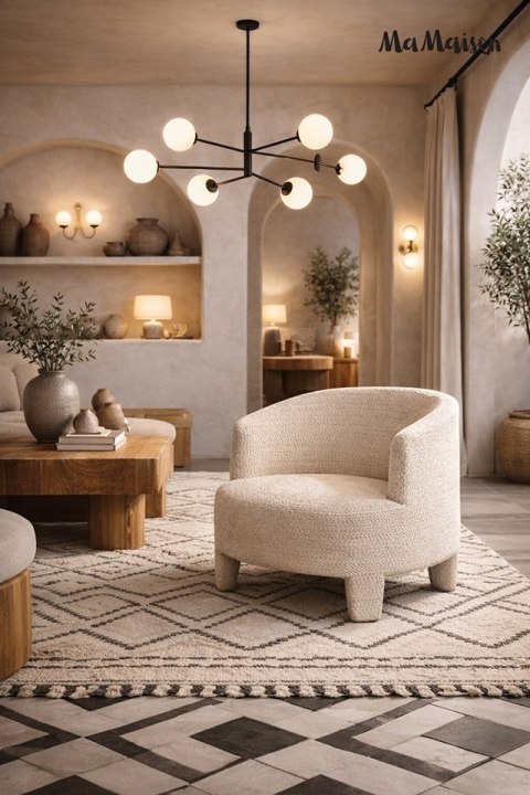 MaMaison MaMaison fotel OSCAR beżowy