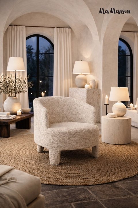 MaMaison MaMaison fotel OSCAR beżowy