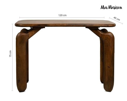 MaMaison MaMaison konsola ORIZON 120 brązowa / drewno