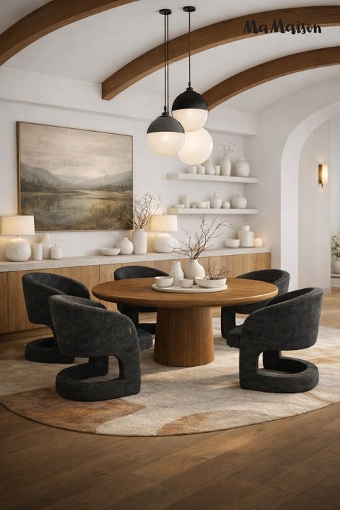 MaMaison MaMaison krzesło SHELLY czarne