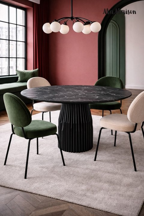 MaMaison MaMaison stół jadalniany LEVANTE 120 czarny marmur