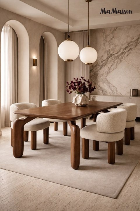 MaMaison MaMaison stół jadalniany ORIZON 200 brązowy / drewno