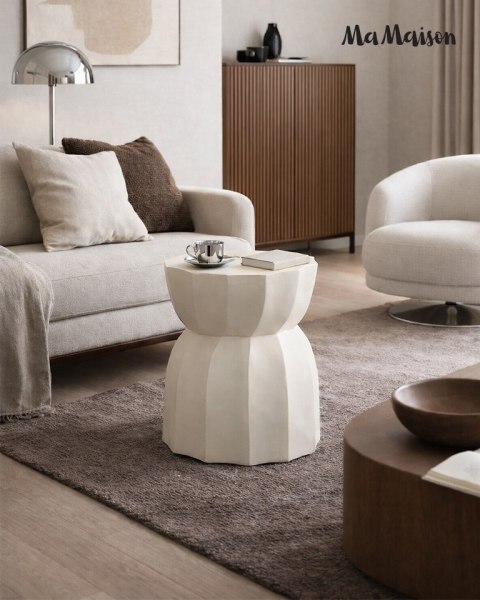 MaMaison MaMaison stolik ROLLING 35 beżowy / drewno