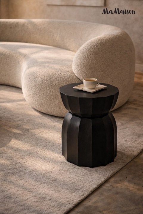 MaMaison MaMaison stolik ROLLING 35 czarny / drewno