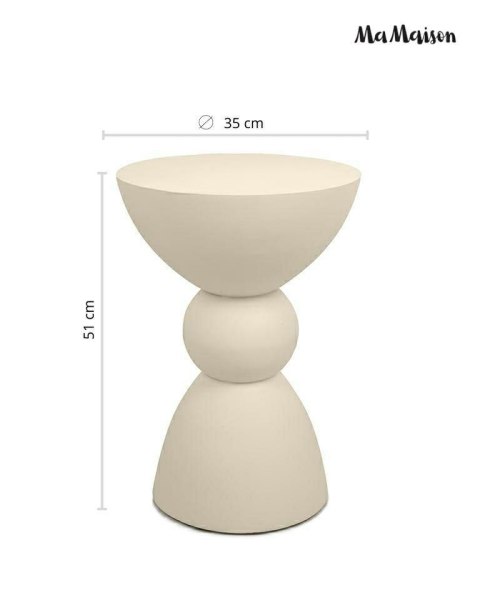MaMaison MaMaison stolik TADAO 35 beżowy