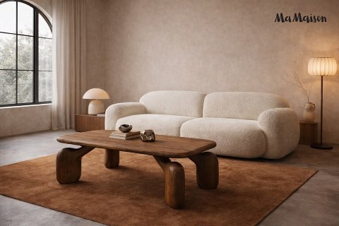 MaMaison MaMaison stolik kawowy ORIZON 120 brązowy / drewno