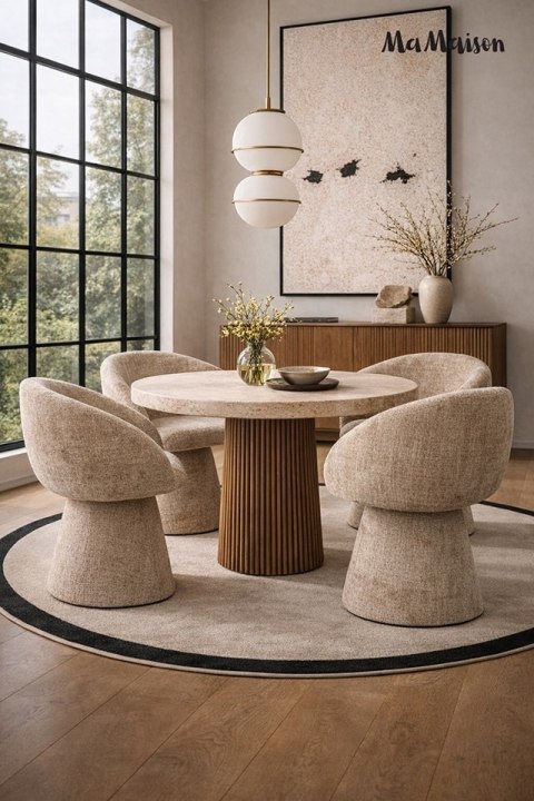 MaMaison MaMaison zestaw stolików kawowych PODIUM 60 / 75 czarny