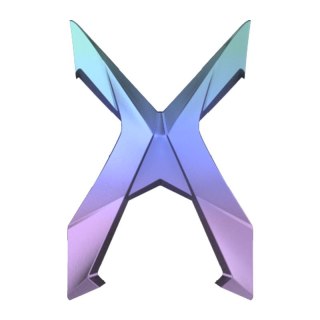 Tylna osłona "X" Angel XDekor Kolorowy Gradient