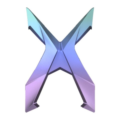 Tylna osłona "X" Angel XDekor Kolorowy Gradient
