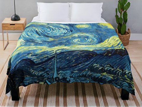 Koc - V. van Gogh, Gwiażdzista Noc.