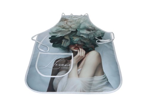 Fartuszek kuchenny - L. Lozano, Kwiaty na głowie (CARMANI)