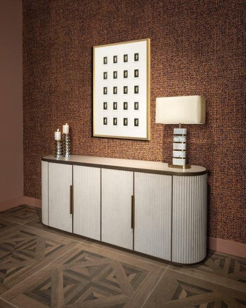 Richmond Interiors RICHMOND komoda TIVOLI biała - 4 drzwiowa