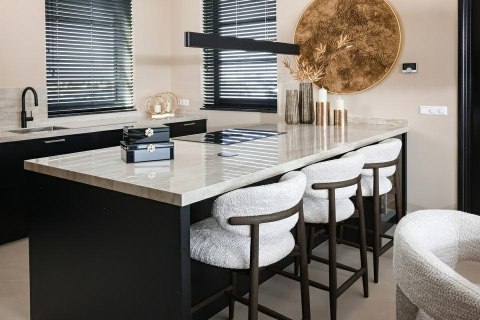 RICHMOND krzesło barowe CHERRY CREAM