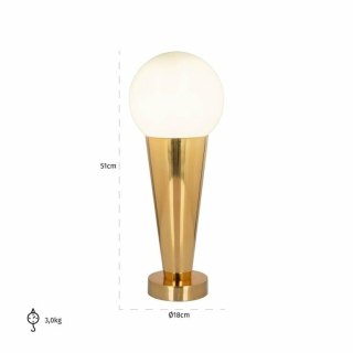 RICHMOND lampa stołowa CONE złota