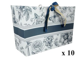 Kpl. 10 torebek ozdobnych, dużych