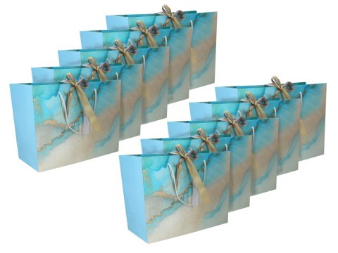 Kpl. 10 torebek ozdobnych, dużych