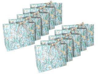 Kpl. 10 torebek ozdobnych, dużych