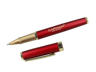 Pióro kulkowe z nabojami, bordowe.