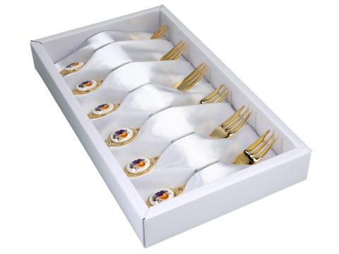 Kpl. 6 widelczyków, Owoce (CARMANI)