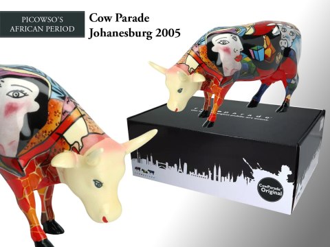 CowParade Picowso's African period, Johanesburg 2005, autor: Annalie Dempsey