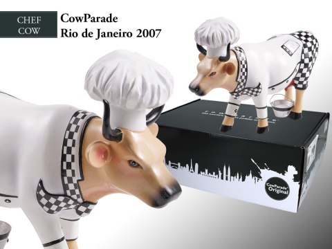 CowParade Rio de Janeiro 2007, Chef Cow, autor: Alunos da Universidade Est?cio de S?
