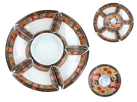 Naczynie ceramiczne do serwowania przekąsek - Lazy Suzan