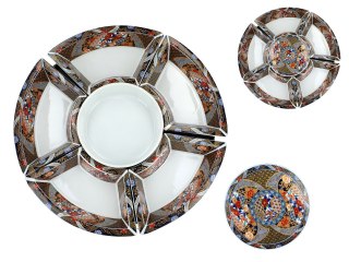 Naczynie ceramiczne do serwowania przekąsek - Lazy Suzan