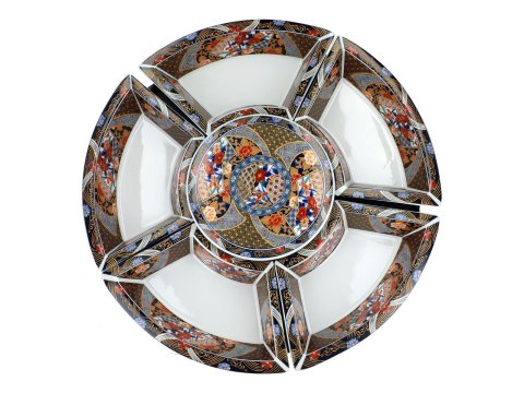 Naczynie ceramiczne do serwowania przekąsek - Lazy Suzan