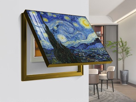 Obrazek/skrzynka maskująca, V. van Gogh, Gwiaździsta Noc.