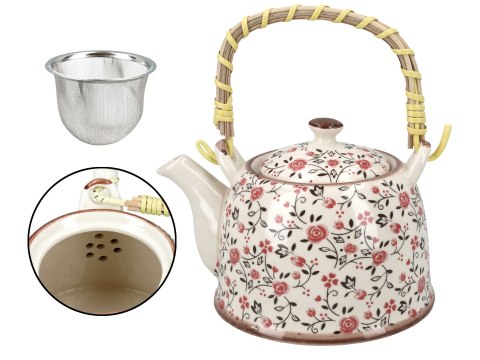 Czajnik ceramiczny z zaparzaczem