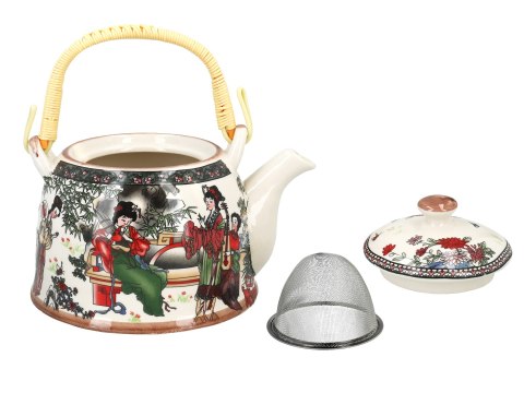 Czajnik ceramiczny z zaparzaczem