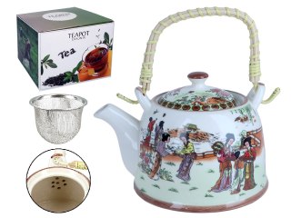 Czajnik ceramiczny z zaparzaczem