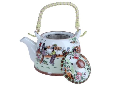 Czajnik ceramiczny z zaparzaczem