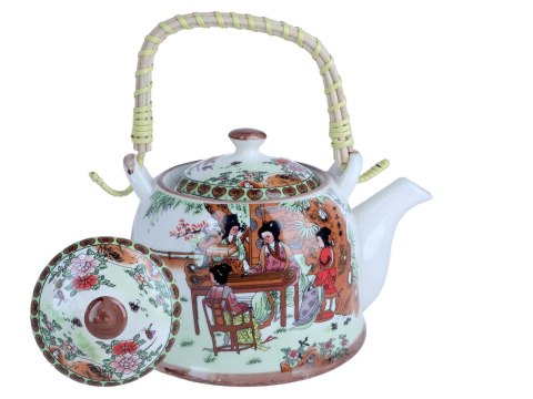 Czajnik ceramiczny z zaparzaczem