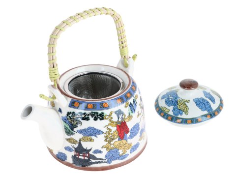 Czajnik ceramiczny z zaparzaczem