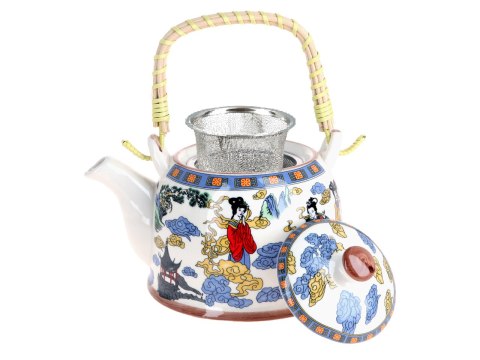 Czajnik ceramiczny z zaparzaczem