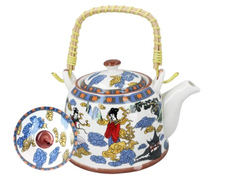 Czajnik ceramiczny z zaparzaczem