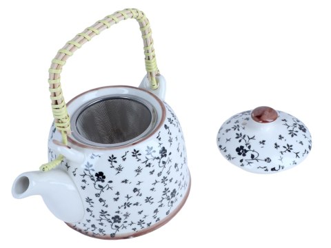Czajnik ceramiczny z zaparzaczem