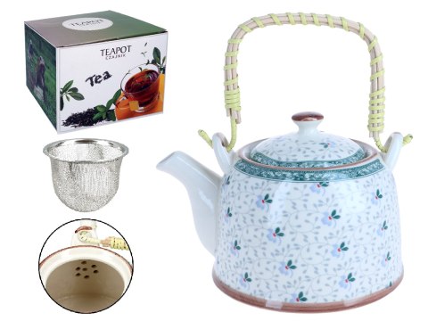 Czajnik ceramiczny z zaparzaczem