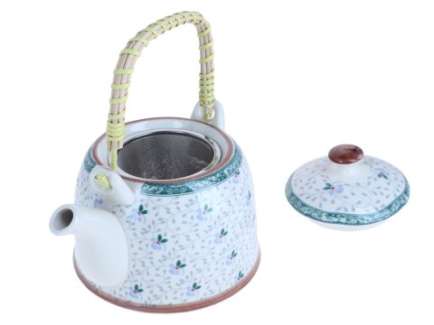 Czajnik ceramiczny z zaparzaczem