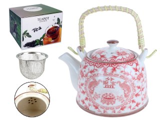 Czajnik ceramiczny z zaparzaczem