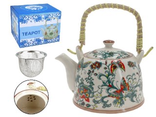 Czajnik ceramiczny z zaparzaczem