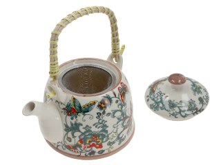 Czajnik ceramiczny z zaparzaczem